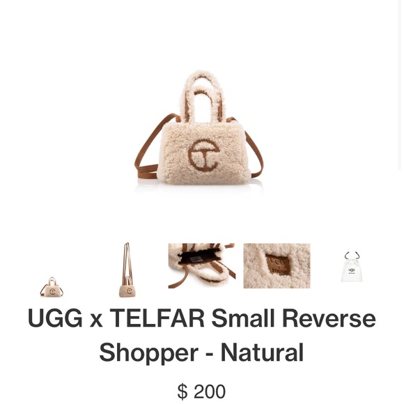 UGGxTelfar small reverse shopping bag. - Picture 3 of 3